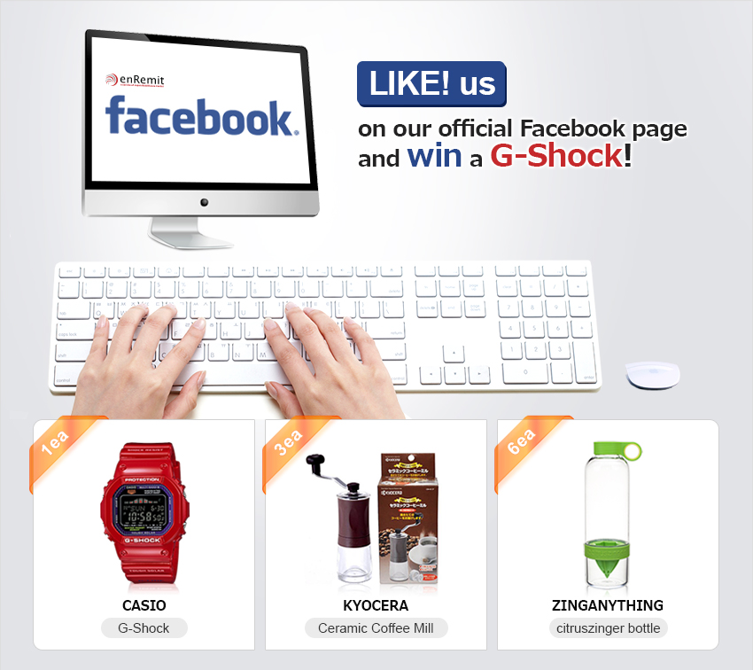 LIKE! us on our official Facebook page and leave a comment to and win a G-Shock!
